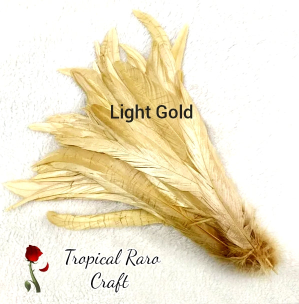 50pcs LOTS Rooster Feathers/Special Colours