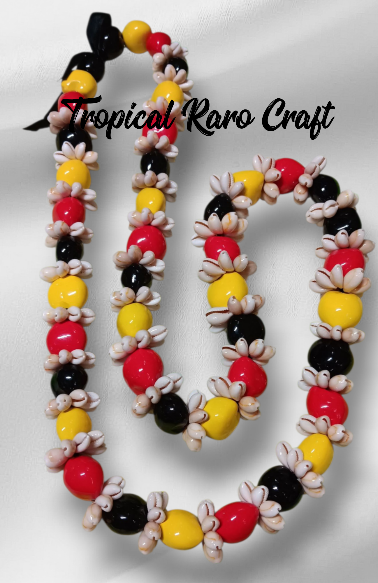 KUIKUI/COWRIE ROSETTE NECKLACE for men & women
