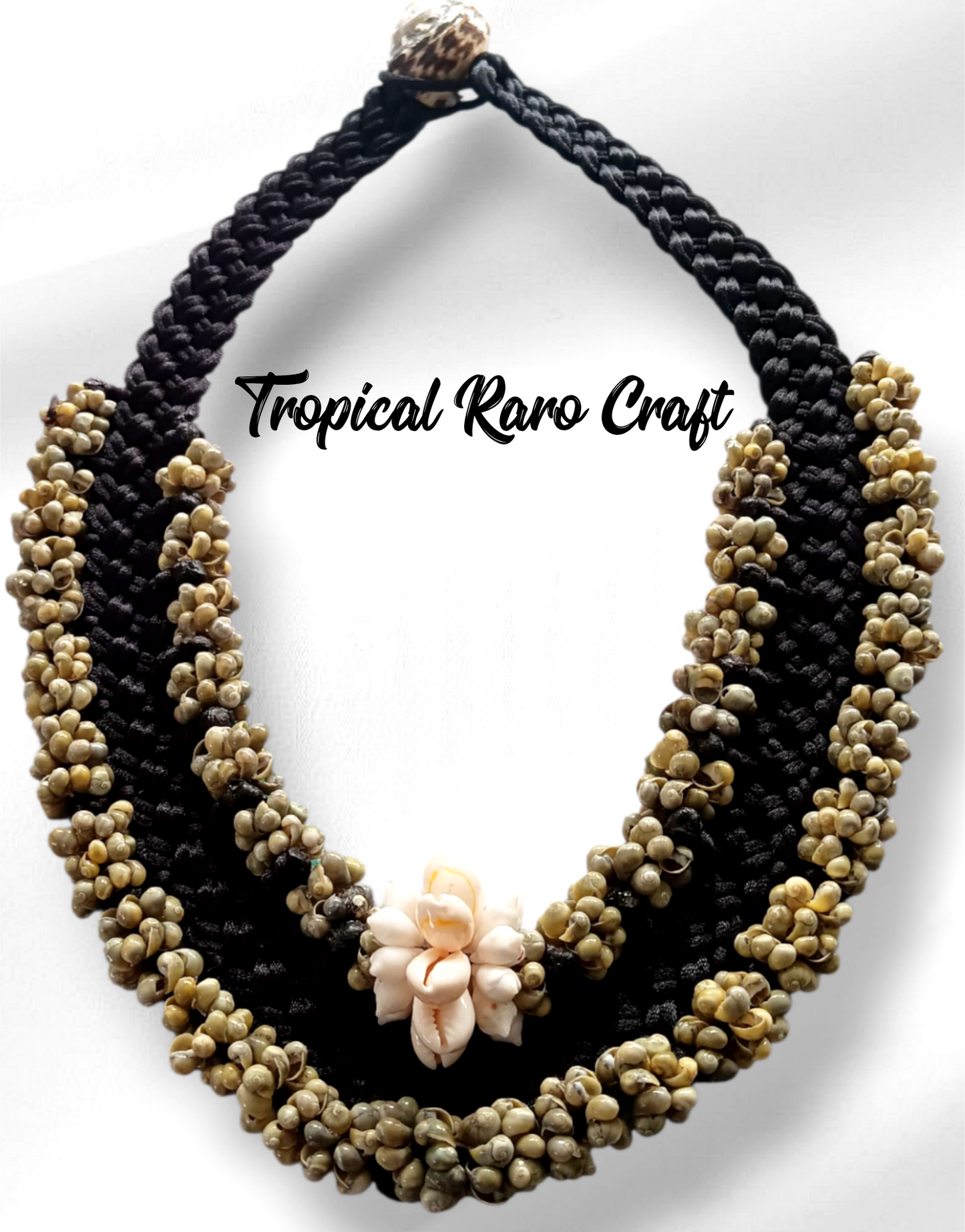 Macrame Mongo/ Wood Beads statement