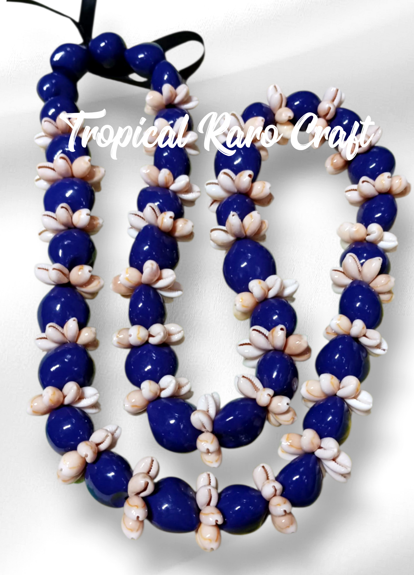 KUIKUI/COWRIE ROSETTE NECKLACE for men & women