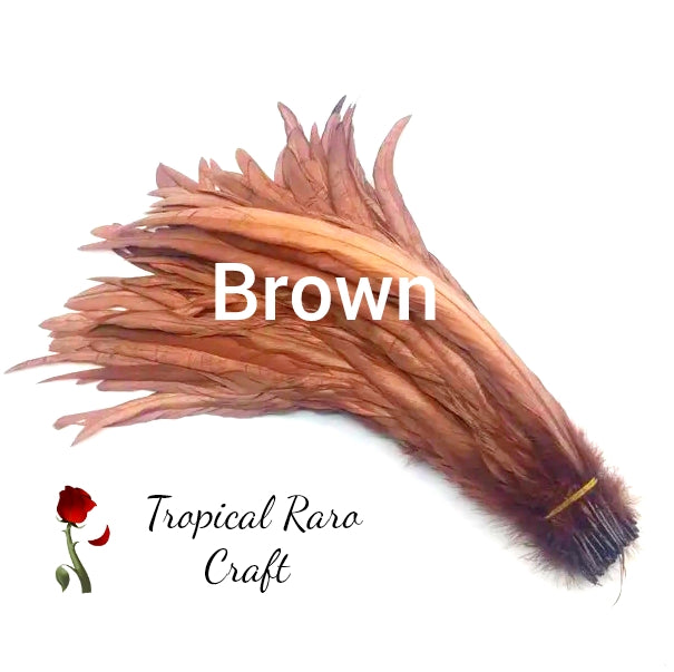 50pcs LOTS Rooster Feathers/Special Colours