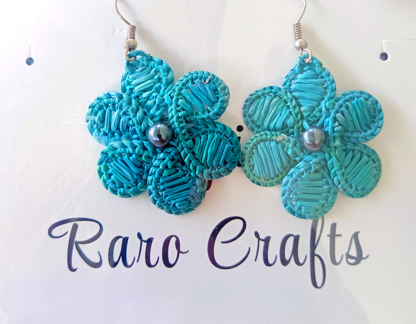 Assorted Coconut Frond/Rito Earrings Cat #1