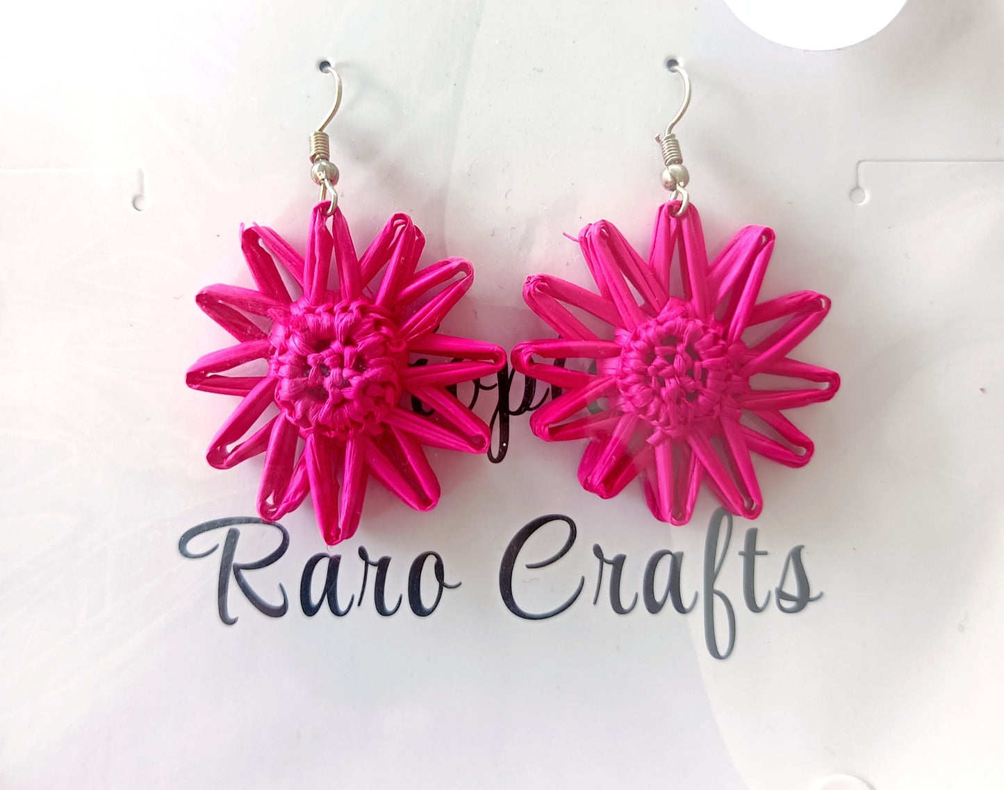Assorted Coconut Frond/Rito Earrings Cat #1