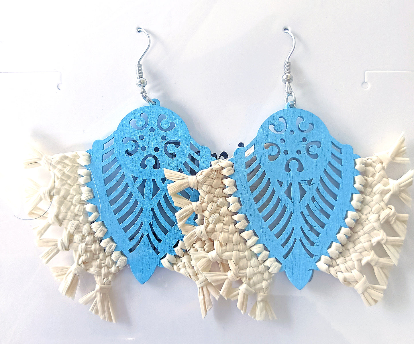 Assorted Coconut Frond/Rito Earrings Cat #1
