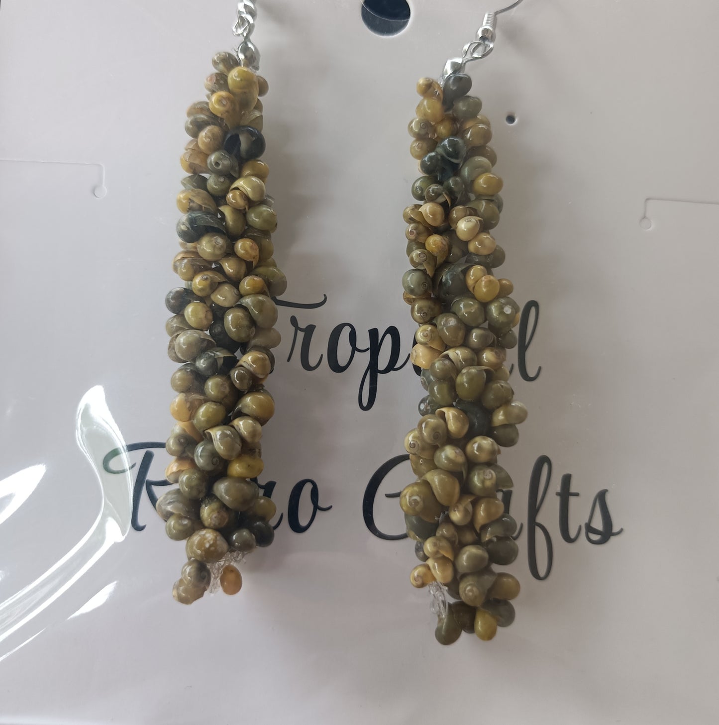 Assorted Coconut Frond/Rito Earrings Cat #1