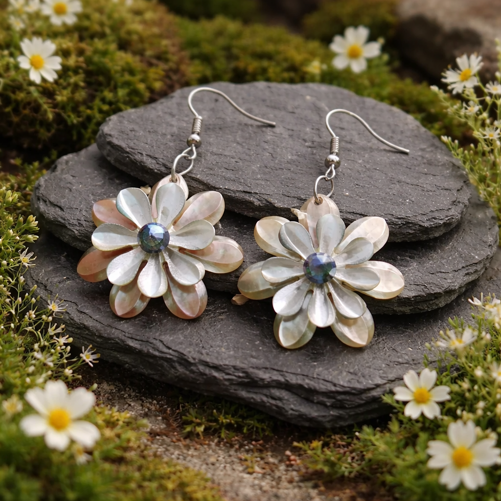 Assorted Mother Of Pearl Shell Earrings