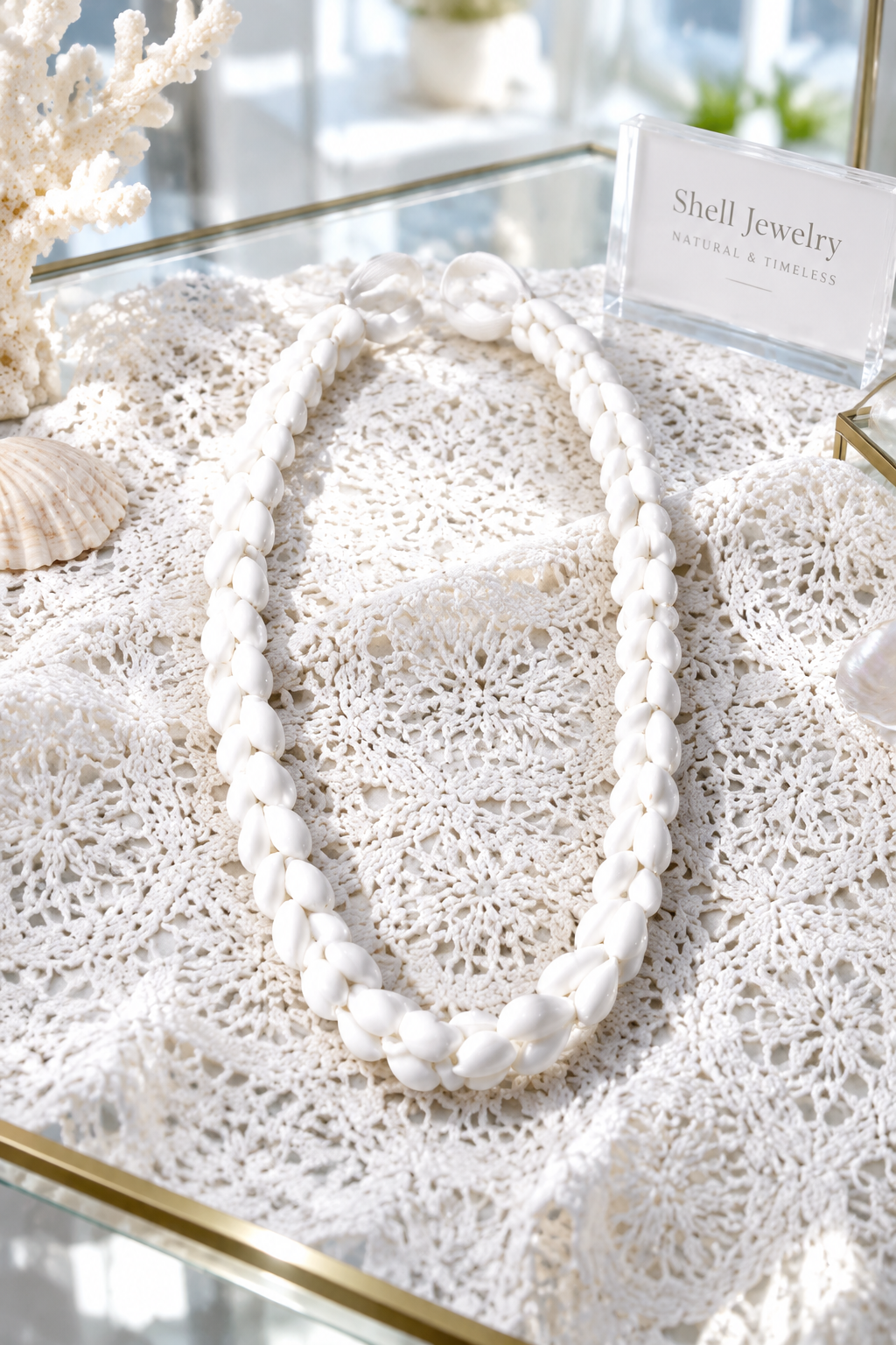 Bubble shell Necklace