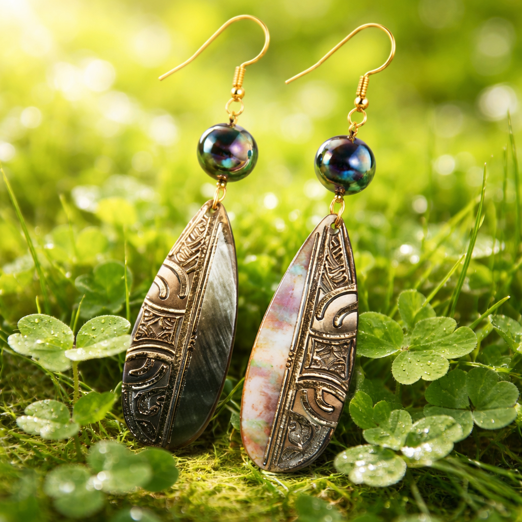 Assorted Mother Of Pearl Shell Earrings