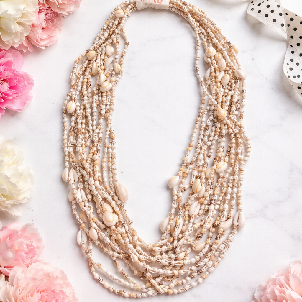 Bundle of 12 Mixed sea-shell Necklace