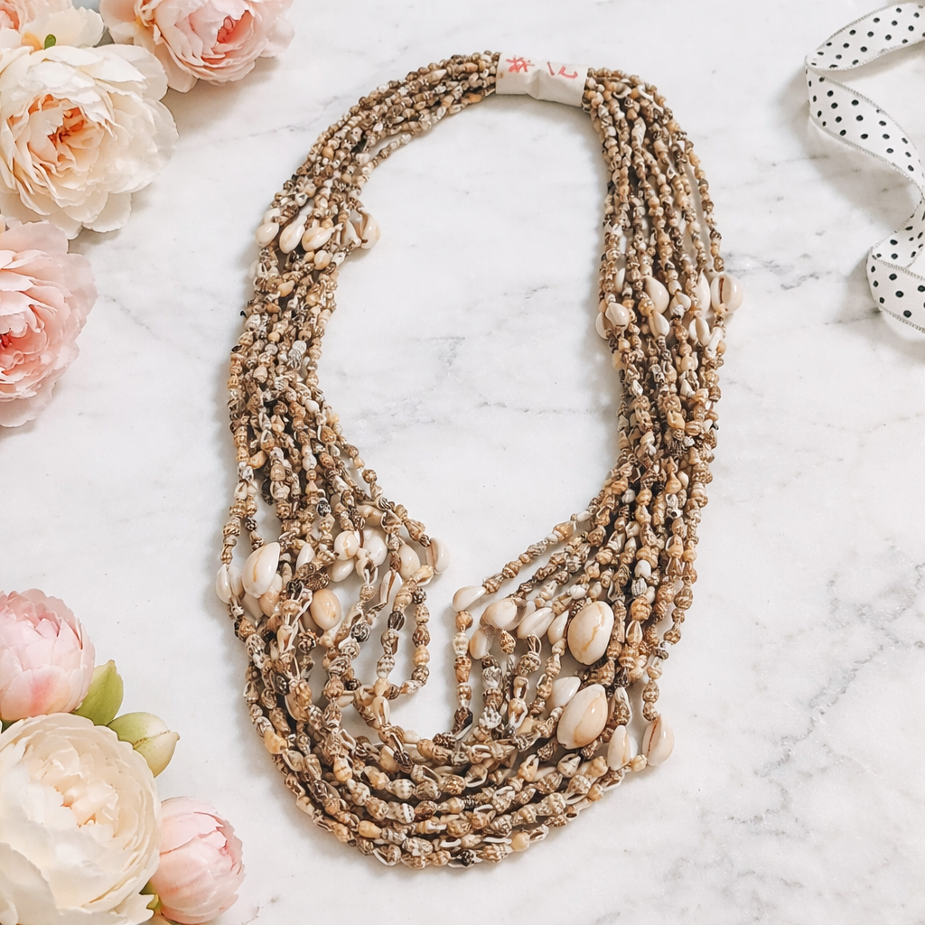 Bundle of 12 Mixed sea-shell Necklace