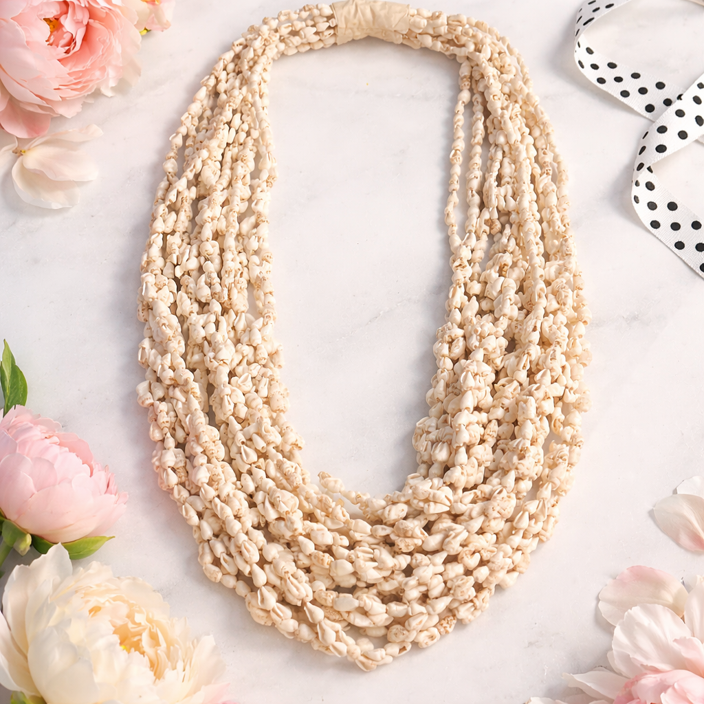 Bundle of 12 Mixed sea-shell Necklace