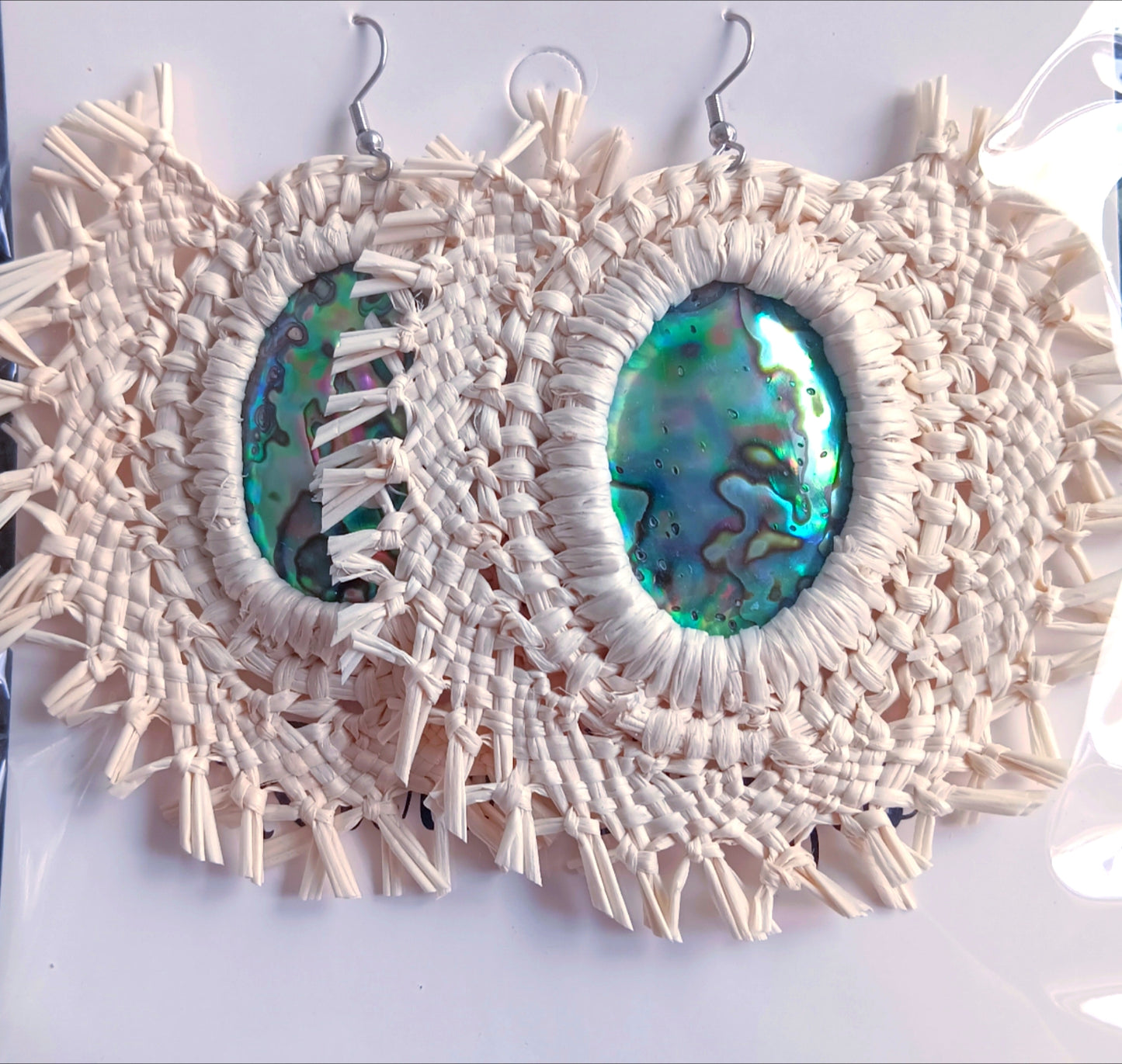Assorted Coconut Frond/Rito Earrings Cat #4