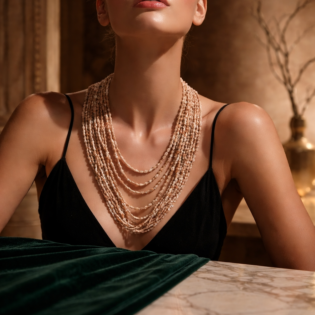 Bundles of 12 strand Dovetail Necklace